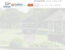 Tablet Screenshot of foxcreeksports.com
